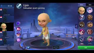 mas we  Mobile legends hero upin  prank [upl. by Lindsy216]