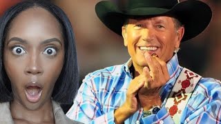 FIRST TIME REACTING TO  GEORGE STRAIT quotTHE COWBOY RIDES AWAYquot REACTION [upl. by Omissam]