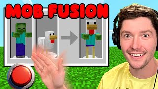 122 Ways to MIX MOBS in Minecraft with Mob Fusion Minecraft DLC Review [upl. by Harwilll]