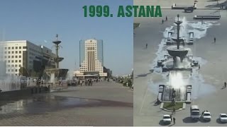 Astana city Nur Sultan Kazakhstan 1999 capital of Kazakhstan Астана Казахстан CITY TOUR Nur Sultan [upl. by Sidalg]