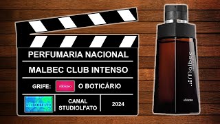 O BARBERSHOP REVIEW DO PERFUME MALBEC CLUB INTENSO DE O BOTICÁRIO [upl. by Libb]