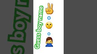 Guess emoji girl name challenge youtubeshorts [upl. by Ainsworth]