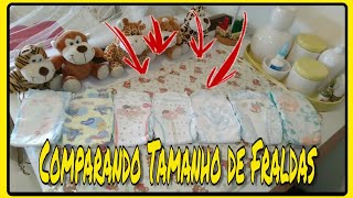 Comparando Tamanho de Fraldas [upl. by Charity537]