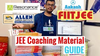 The Ultimate Study Material Review for JEE Main amp Adv  Allen vs FIITJEE vs ResoPART 1 [upl. by Sibel]