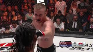 Gaethje vs Luis Palomino at WSOF 19  March 28 [upl. by Lumbard]