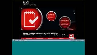 EPLAN Experience Webinar Codes amp Standards 12 Jul 2016 [upl. by Irish550]