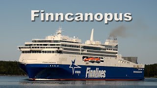 Finncanopus leaving Naantali [upl. by Eibocaj]