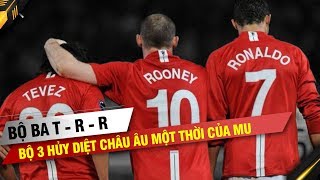 LÁT CẮT LỊCH SỬ  ROONEY – TEVEZ – RONALDO CÂY ĐINH BA HUYỀN THOẠI CỦA QUỶ ĐỎ [upl. by Atsirhc]