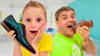 Nastya and Dad best stories for kids Video collection for the whole family [upl. by Harts]