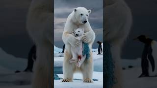 A heartfelt story about a little polar bear polarbearRessue arcticanimals sealife [upl. by Ynelram]