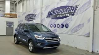 2018 Ford Escape SEL 15L Ecoboost W 4WD dual panel moon roof Overview  Boundary Ford [upl. by Reniti511]