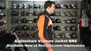 Alpinestars Venture Jacket BNS Review at RevZillacom [upl. by Zerdna]