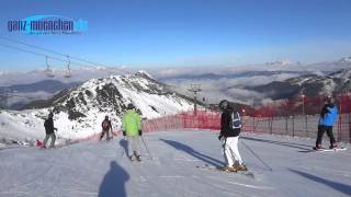 Skigebiet Zauchensee  Altenmarkt Flachauwinkel Skifahren bei Traumbedingungen im Januar 2014 [upl. by Hakkeber702]