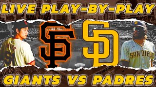 San Francisco Giants vs San Diego Padres  Live PlayByPlay amp Reactions [upl. by Fogarty773]