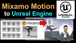 Mixamo Motion to Unreal Engine 4  Full Tutorial [upl. by Glen]