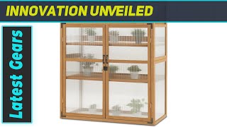 MCombo Cold Frame Greenhouse The Best Large Wooden Garden Cabinet [upl. by Valaree53]