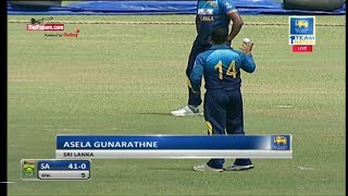 Allrounder Asela Gunaratnes 4wicket haul [upl. by Skees]