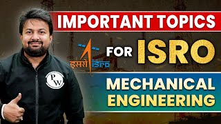 Important Topics for ISRO  Mechanical Engineering [upl. by Dlareme]