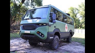 Медицинский автобус 4х4 Torsus Praetorian производства ТМ Polycar [upl. by Airuam]