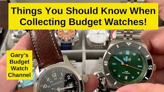 Budget Watch Collecting  Things I wish I knew when I started [upl. by Atirhs]