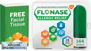 Flonase Allergy Relief Nasal Spray 24Hour NonDrowsy MultiSymptom Relief – 144 Sprays Review [upl. by Eceerahs]