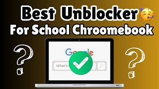 Best WORKING Unblocker For School Chromebook 2024  Best WORKING proxy For School Chromebook [upl. by Manolo]