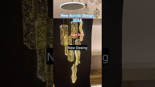 2024 Best Acrylic Design Chandelier BestchandilearDesing ledhanginglight shorts youtubeshorts [upl. by Imef]