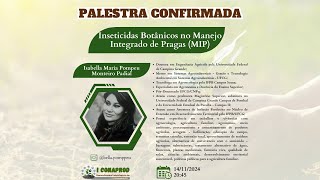 Palestra 14Inseticidas Botânicos no Manejo Integrado de Pragas MIP [upl. by Ardaid262]