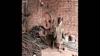 Amazing Process of Making Iron Charpai Bed  PART 2 [upl. by Charlean]