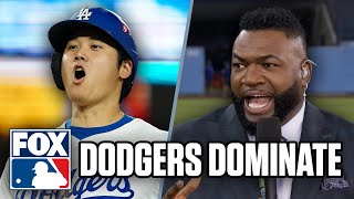 Dodgers DOMINATE Mets Game 1 Reaction David Ortiz Derek Jeter amp Alex Rodriguez  MLB on FOX [upl. by Conn]