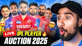 🔴 OMG RISHABH PANT 27 CR  LSG  KL RAHUL IN DC🫠  RCB😂  IPL AUCTION 2025 LIVE [upl. by Aikmat433]