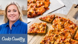 How to Make Italian Comfort Food Classics like Chicago ThinCrust Pizza and Pasta Fagioli [upl. by Zippel]