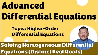 Solving HigherOrder Homogeneous Differential Equations DistinctRealRoots4 DifferentialEquations [upl. by Kleon929]