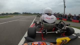 Interclub Round 3 Briggs Senior Final  Hamilton Karting complex [upl. by Anirpas]