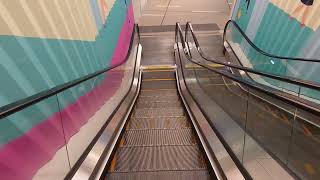 FUJITEC Escalator in Yue Man Hawker Bazaar [upl. by Onin]