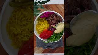 Shawarma Bowl with Yellow Rice [upl. by Essa]