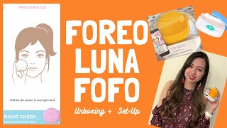 FOREO LUNA Fofo Unboxing and Howto SetUp [upl. by Mark233]