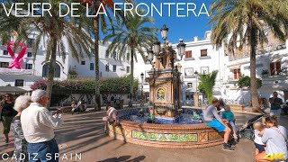 Tiny Tour  Vejer de la Frontera Spain  One of the most beautiful towns in Andalucía  2021 Oct [upl. by Eanil]