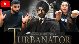 Turbanator  Tarsem Jassar Official Video Sukhe  Delhi Couple Reactions [upl. by Akehs]