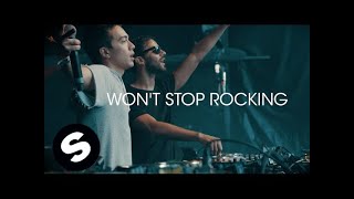 R3hab amp Headhunterz  Wont Stop Rocking Official Music Video [upl. by Nnaytsirk]