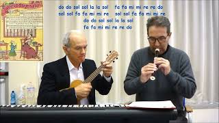 Ah vous diraije maman FACILISSIMA PER PRINCIPIANTI Piano Ukulele Flauto [upl. by Bakerman]