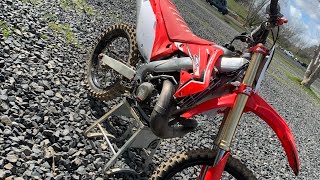 Cr250 2 stroke MMX Marysville Main Track motocross [upl. by Rubetta929]