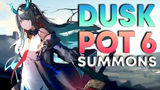 SUMMONING POTENTIAL 6 DUSK  Arknights [upl. by Jenine]