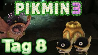 Pikmin 3  Battle Enemies  Stage 1  Tropical Forest  6650 Platinum [upl. by Adlare]