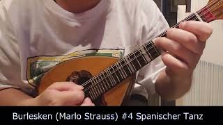 【Mandolin】Burlesken Marlo Strauss “4 Spanischer Tanz” [upl. by Etireuqram]