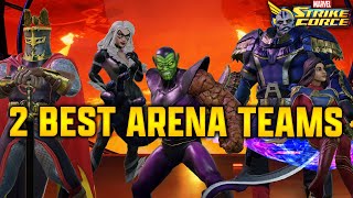 THESE 2 TEAMS RULE ARENA  MARVEL Strike Force  MSF [upl. by Kcim]