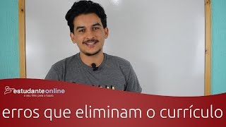 5 ERROS QUE ELIMINAM O CURRÍCULO DO JOVEM APRENDIZ [upl. by Fitalludba]