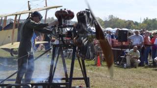 World War I Dawn Patrol RendezvousClerget 9B Engine [upl. by Nehte12]