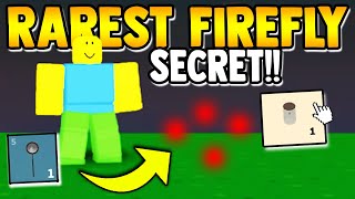 NEW SECRET RAREST FIREFLY must see  Roblox islandsSkyblock [upl. by Conni]