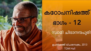 കഠോപനിഷത്ത്  ഭാഗം  12  Kathopanishad Part  12 Malayalam  Discourse by Swami Chidananda Puri [upl. by Florinda]